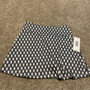 NWT Rhone Course to Court Skort printed M active athletic performance tennis